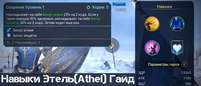 Элеть Рейд Навыки